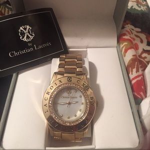 Christian Lacroix Gold Watch